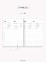 2025 Daily Notebook, A6 size