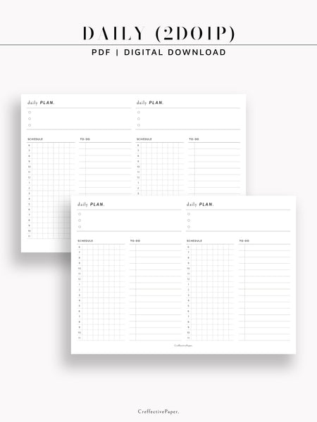 D127 | Horizontal Daily, 2DO1P