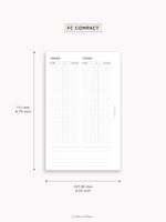 D130 | Editable Daily Planner (2DO1P)