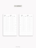 D130 | Editable Daily Planner (2DO1P)