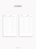 D130 | Editable Daily Planner (2DO1P)