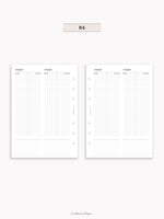 D130 | Editable Daily Planner (2DO1P)