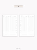 D130 | Editable Daily Planner (2DO1P)