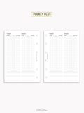 D130 | Editable Daily Planner (2DO1P)