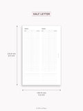 D130 | Editable Daily Planner (2DO1P)