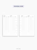 D130 | Editable Daily Planner (2DO1P)