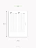 D130 | Editable Daily Planner (2DO1P)