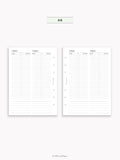 D130 | Editable Daily Planner (2DO1P)