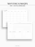 M130 | Monthly Planner (MO2P)