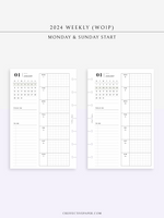 W108_G_WO1P_2024 | 2024 Weekly Planner, Grid