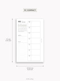 W108_GX_WO1P_2025 | 2025 Weekly Planner, Blank