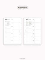 W108_GX_WO1P_2025 | 2025 Weekly Planner, Blank