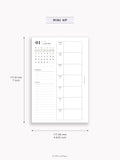 W108_GX_WO1P_2025 | 2025 Weekly Planner, Blank