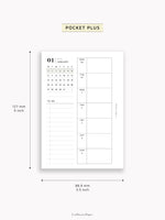 W108_GX_WO1P_2025 | 2025 Weekly Planner, Blank