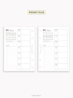 W108_GX_WO1P_2025 | 2025 Weekly Planner, Blank