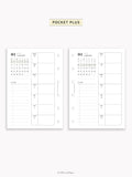 W108_GX_WO1P_2025 | 2025 Weekly Planner, Blank