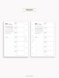 W108_GX_WO1P_2025 | 2025 Weekly Planner, Blank