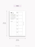 W108_GX_WO1P_2025 | 2025 Weekly Planner, Blank