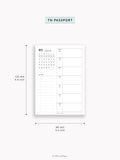 W108_GX_WO1P_2025 | 2025 Weekly Planner, Blank