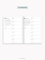 W108_GX_WO1P_2025 | 2025 Weekly Planner, Blank