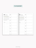 W108_GX_WO1P_2025 | 2025 Weekly Planner, Blank