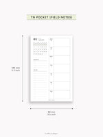 W108_GX_WO1P_2025 | 2025 Weekly Planner, Blank