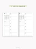 W108_GX_WO1P_2025 | 2025 Weekly Planner, Blank