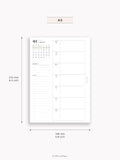 W108_GX_WO1P_2025 | 2025 Weekly Planner, Blank