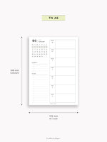 W108_GX_WO1P_2025 | 2025 Weekly Planner, Blank