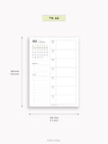 W108_GX_WO1P_2025 | 2025 Weekly Planner, Blank