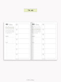 W108_GX_WO1P_2025 | 2025 Weekly Planner, Blank