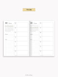 W108_GX_WO1P_2025 | 2025 Weekly Planner, Blank