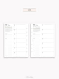 W108_GX_WO1P_2025 | 2025 Weekly Planner, Blank