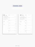 W108_GX_WO1P_2025 | 2025 Weekly Planner, Blank