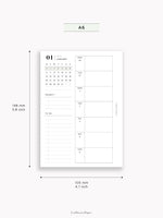 W108_GX_WO1P_2025 | 2025 Weekly Planner, Blank