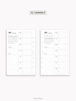 W108_G_WO1P_2025 | 2025 Weekly Planner, Grid