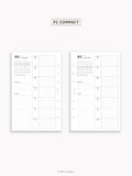 W108_G_WO1P_2025 | 2025 Weekly Planner, Grid