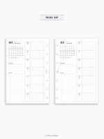 W108_G_WO1P_2025 | 2025 Weekly Planner, Grid