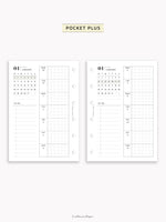 W108_G_WO1P_2025 | 2025 Weekly Planner, Grid