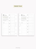 W108_G_WO1P_2025 | 2025 Weekly Planner, Grid