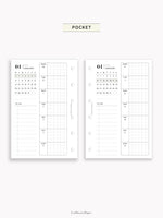 W108_G_WO1P_2025 | 2025 Weekly Planner, Grid