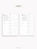 W108_G_WO1P_2025 | 2025 Weekly Planner, Grid