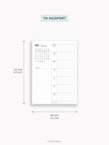 W108_G_WO1P_2025 | 2025 Weekly Planner, Grid