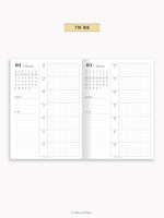 W108_G_WO1P_2025 | 2025 Weekly Planner, Grid