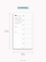 W108_G_WO1P_2025 | 2025 Weekly Planner, Grid