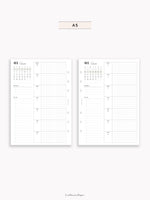 W108_G_WO1P_2025 | 2025 Weekly Planner, Grid