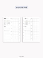 W108_G_WO1P_2025 | 2025 Weekly Planner, Grid