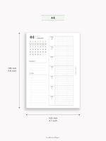 W108_G_WO1P_2025 | 2025 Weekly Planner, Grid