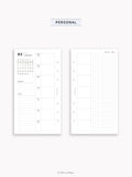 W108_GX_WO2P_2025 | 2025 Weekly Planner, Blank