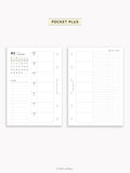 W108_GX_WO2P_2025 | 2025 Weekly Planner, Blank